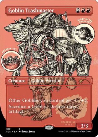 Goblin Trashmaster (Borderless Foil Etched) [Secret Lair Drop Series]