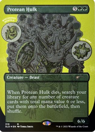 Protean Hulk (Borderless Foil Etched) [Secret Lair Drop Series]