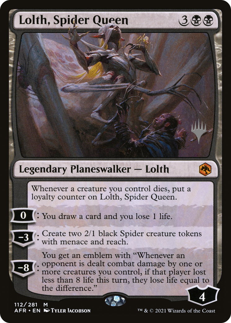 Lolth, Spider Queen (Promo Pack) [Dungeons & Dragons: Adventures in the Forgotten Realms Promos]