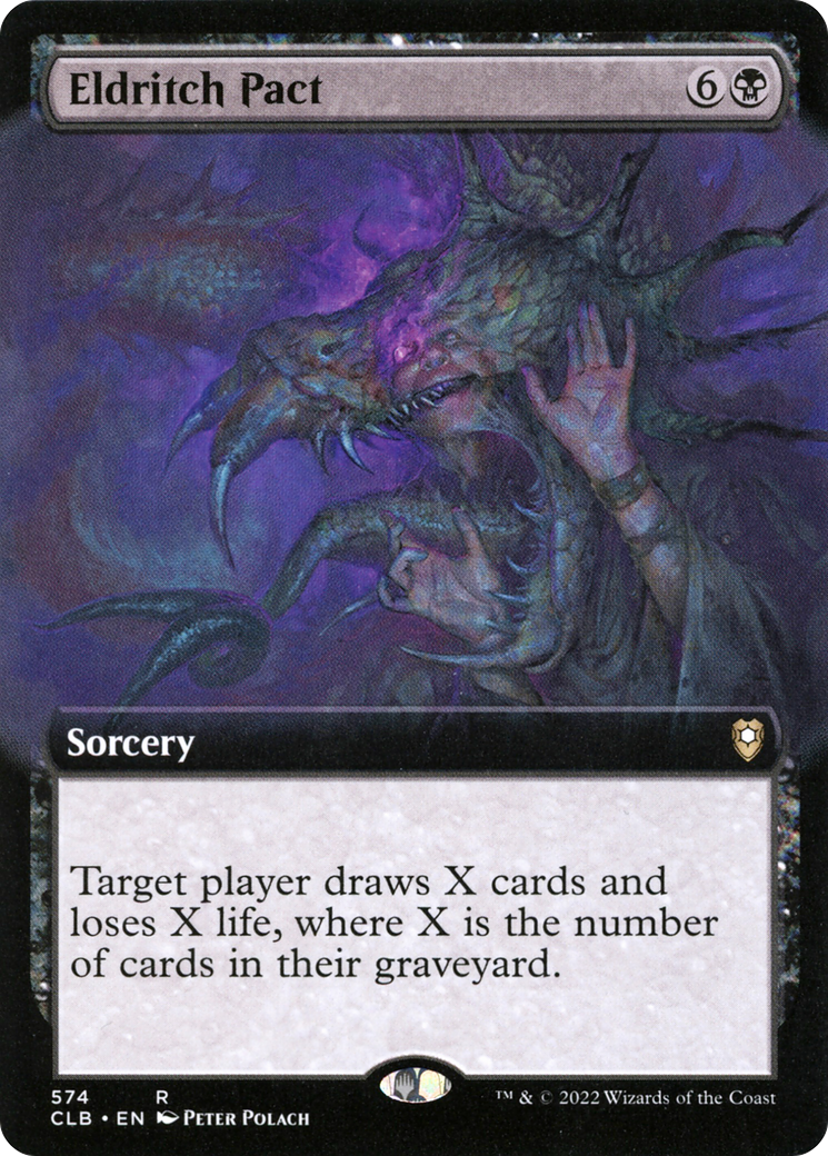 Eldritch Pact (Extended Art) [Commander Legends: Battle for Baldur's Gate]