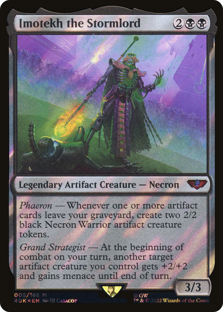 Imotekh the Stormlord (Surge Foil) [Warhammer 40,000]