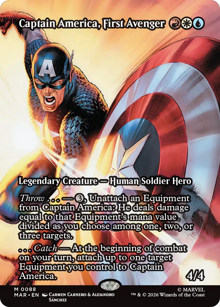 Captain America, First Avenger (Borderless) [Marvel Universe: Eternal-Legal]