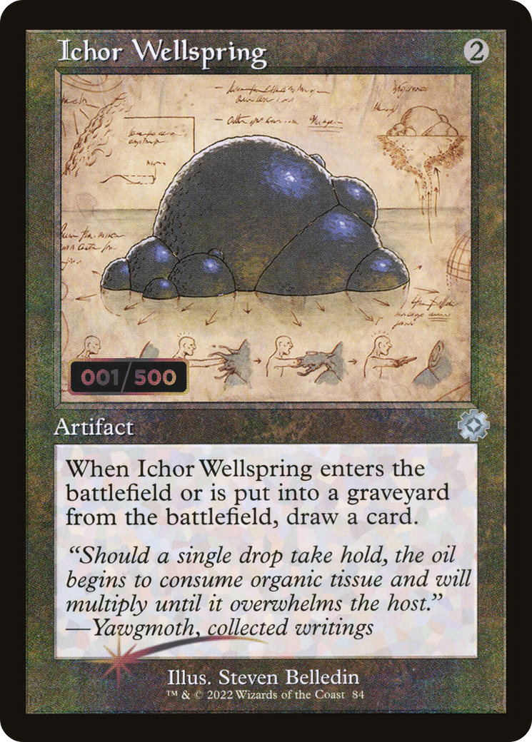 Ichor Wellspring (Retro Schematic) (Serialized) [The Brothers' War Retro Artifacts]