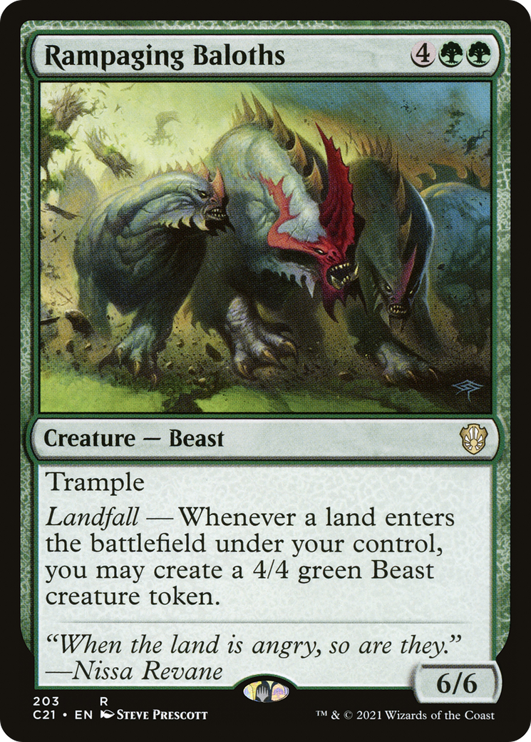 Rampaging Baloths [Commander 2021]