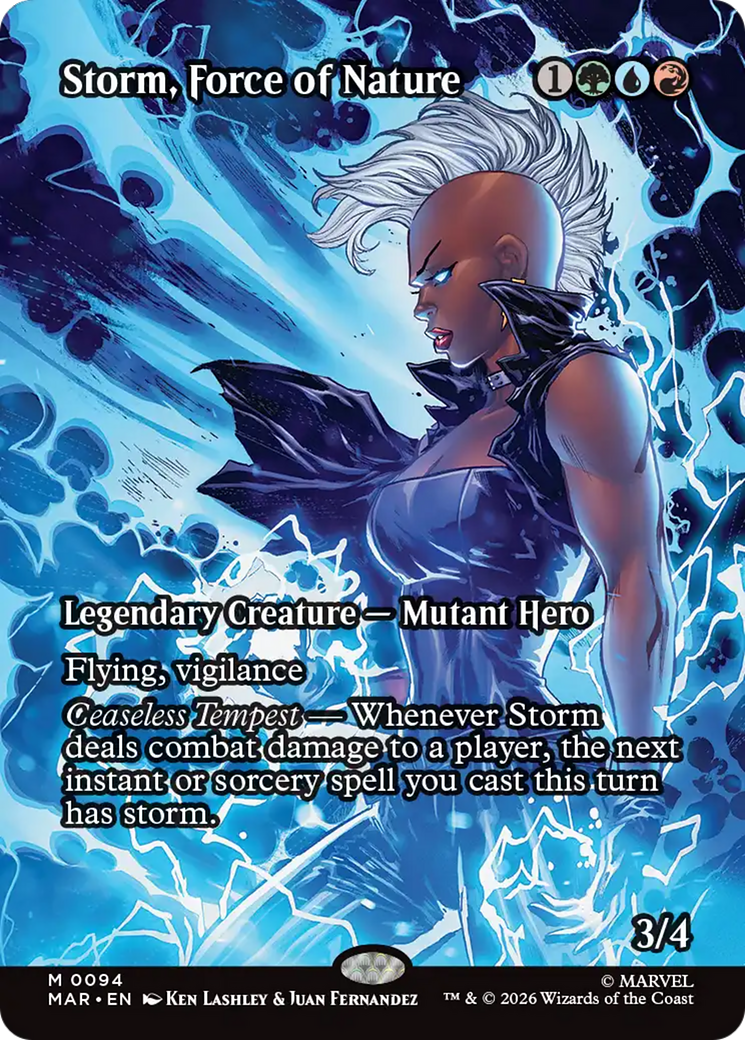 Storm, Force of Nature (Borderless) [Marvel Universe: Eternal-Legal]