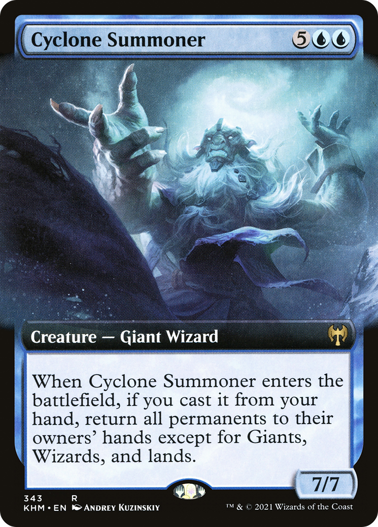 Cyclone Summoner (Extended Art) [Kaldheim]