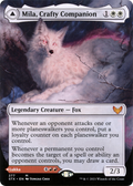 Mila, Crafty Companion // Lukka, Wayward Bonder (Borderless) [Strixhaven: School of Mages]