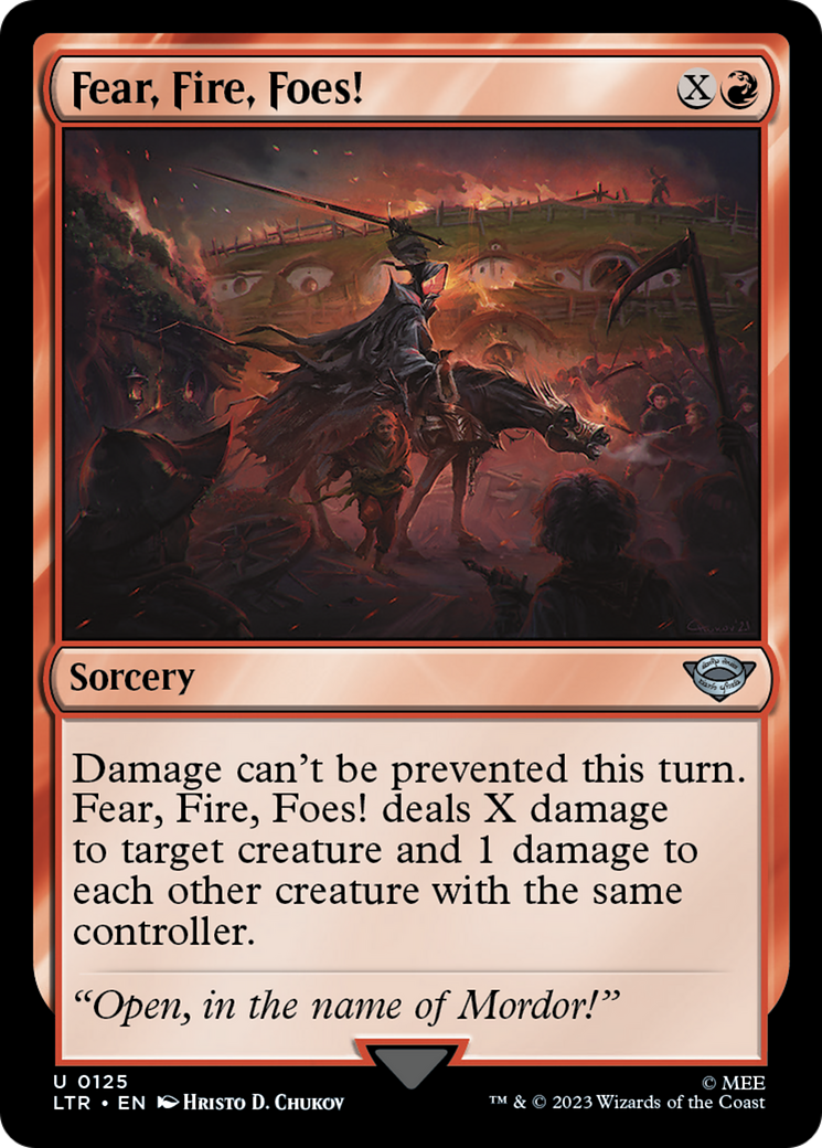 Fear, Fire, Foes! [The Lord of the Rings: Tales of Middle-Earth]