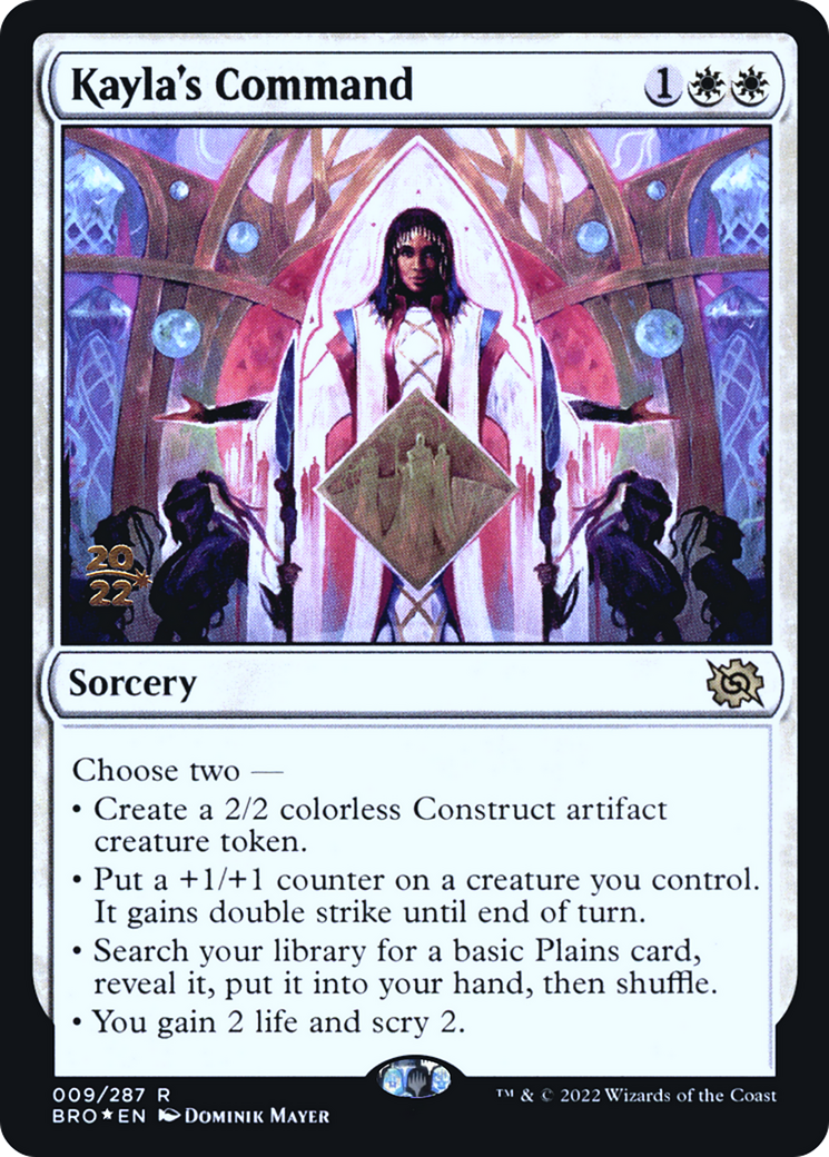 Kayla's Command [The Brothers' War Prerelease Promos]