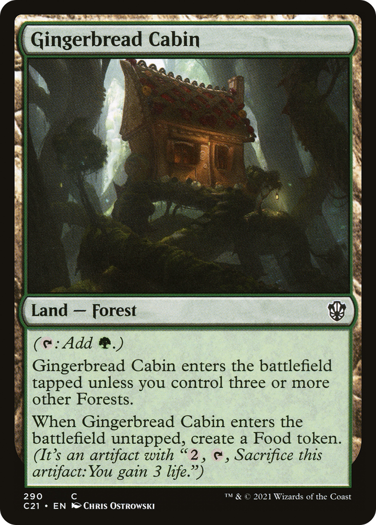 Gingerbread Cabin [Commander 2021]