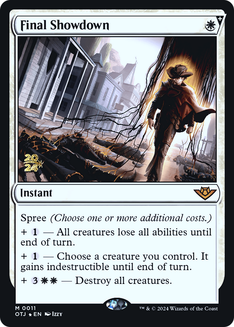 Final Showdown [Outlaws of Thunder Junction Prerelease Promos]