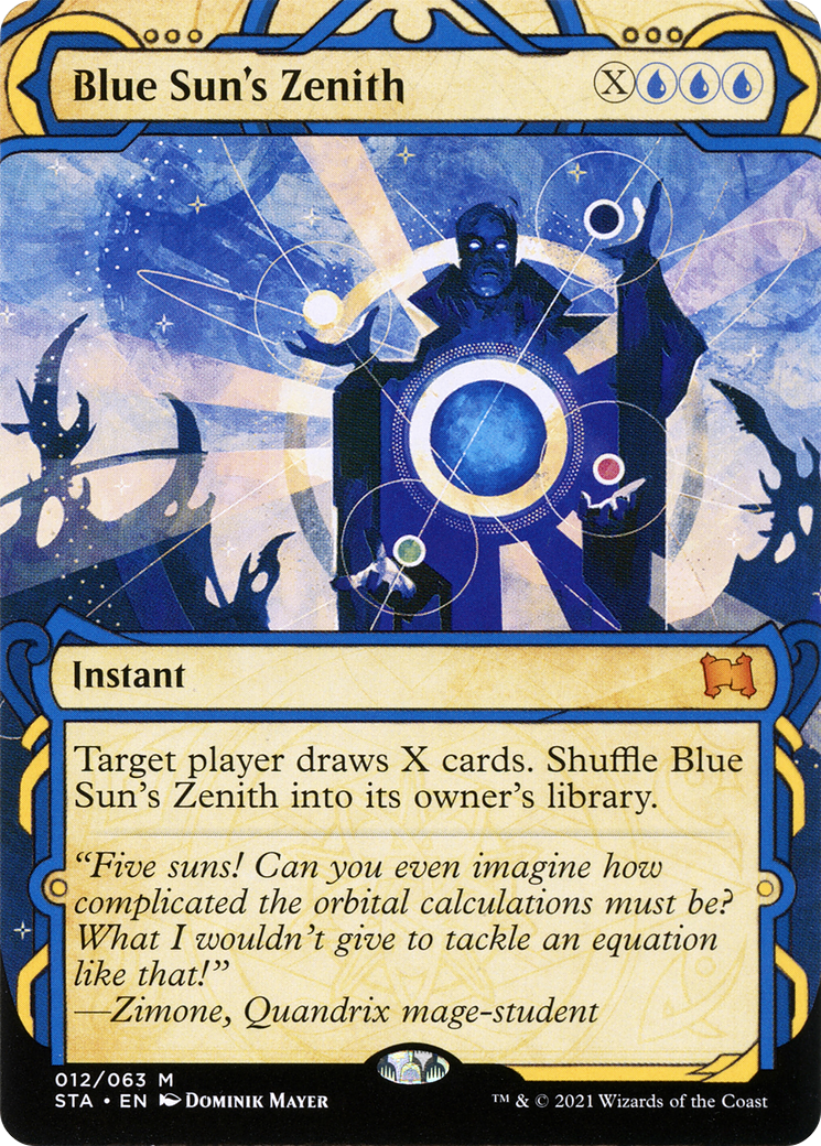 Blue Sun's Zenith [Strixhaven: Mystical Archive]