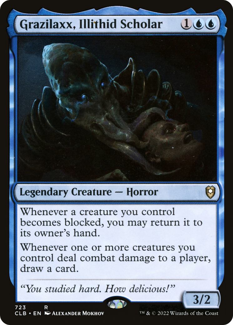Grazilaxx, Illithid Scholar [Commander Legends: Battle for Baldur's Gate]