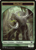Elephant // Saproling Double-Sided Token [Commander 2015 Tokens]