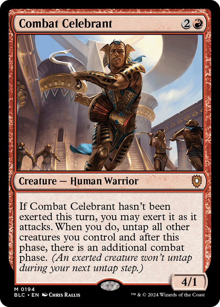 Combat Celebrant [Bloomburrow Commander]