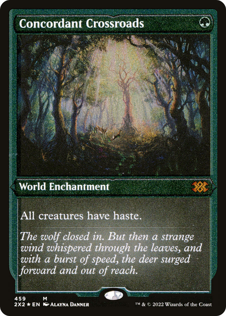 Concordant Crossroads (Foil Etched) [Double Masters 2022]