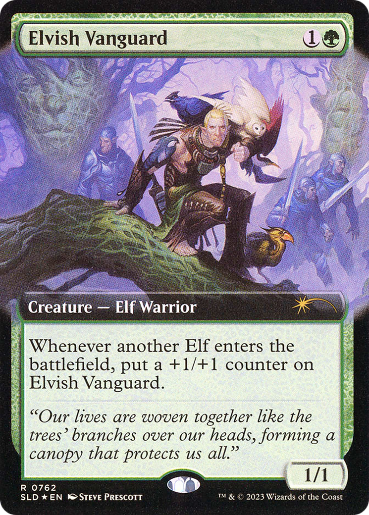 Elvish Vanguard (Extended Art) [Secret Lair Drop Series]