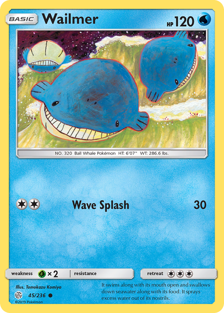 Wailmer (45/236) [Sun & Moon: Cosmic Eclipse]