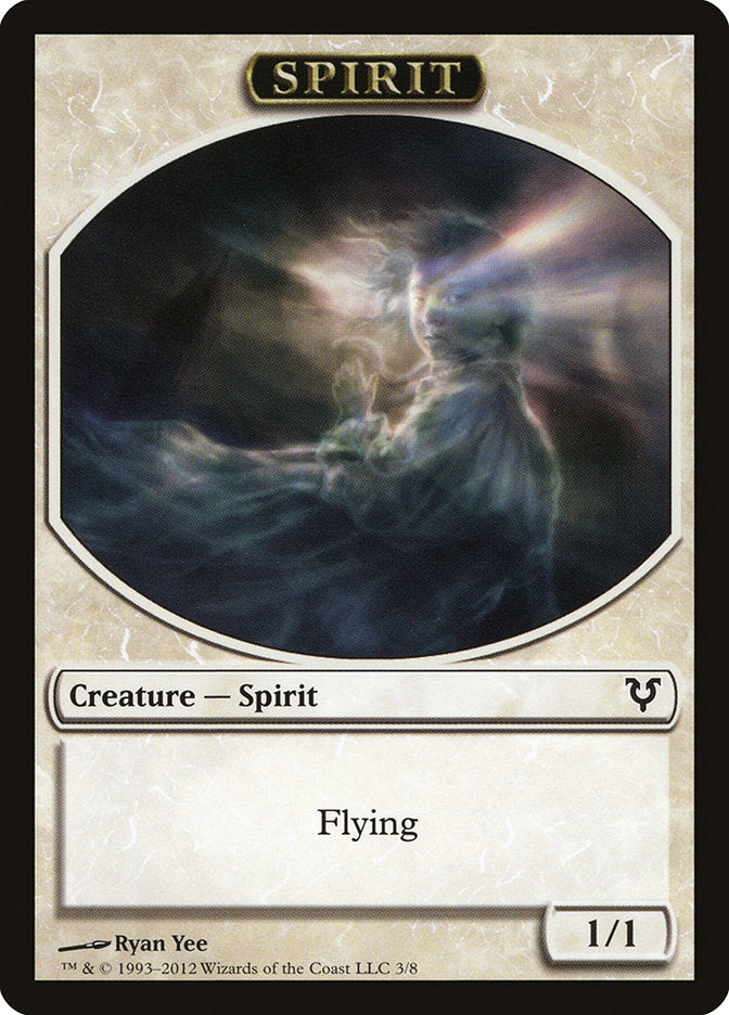 Spirit Token (3/8) [Avacyn Restored Tokens]