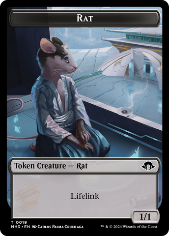 Phyrexian Germ // Rat Double-Sided Token [Modern Horizons 3 Tokens]