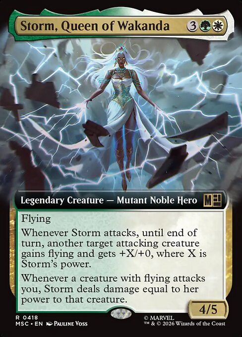 Storm, Queen of Wakanda (MSC 418) [Marvel Super Heroes Commander]