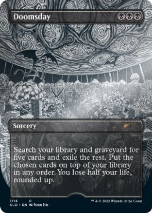 Doomsday (Japanese Borderless Etched Foil) [Secret Lair Drop Series]