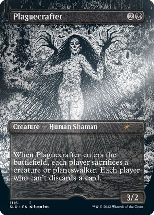Plaguecrafter (Japanese Borderless Etched Foil) [Secret Lair Drop Series]