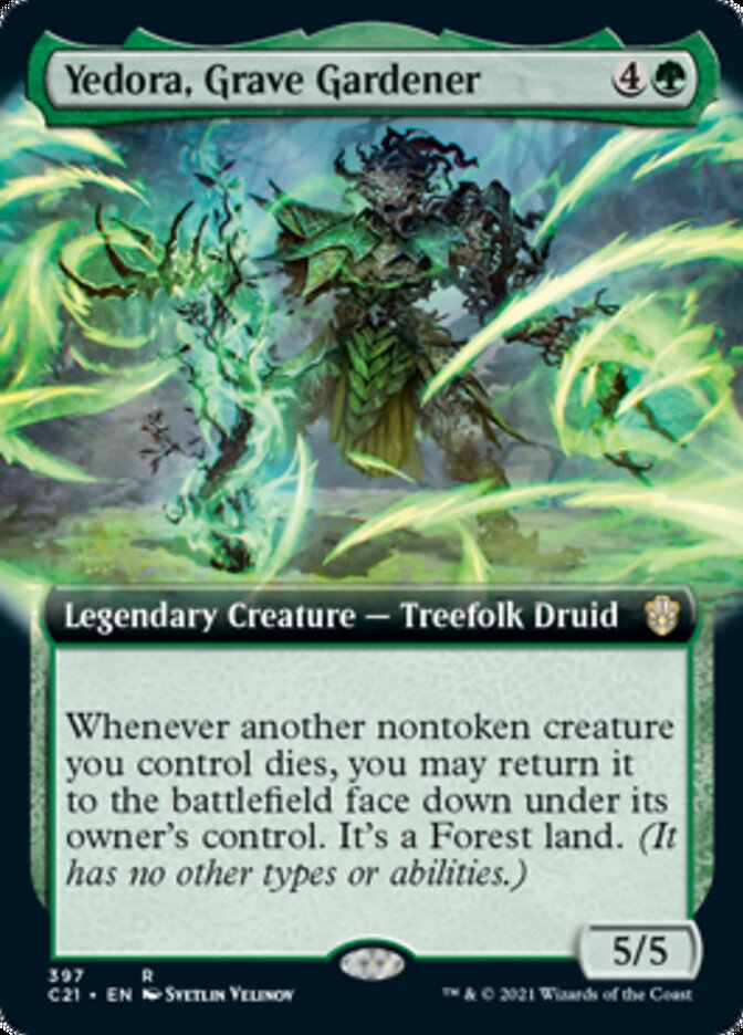 Yedora, Grave Gardener (Extended Art) [Commander 2021]