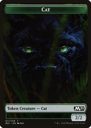 Angel // Cat (011) Double-Sided Token [Core Set 2021 Tokens]