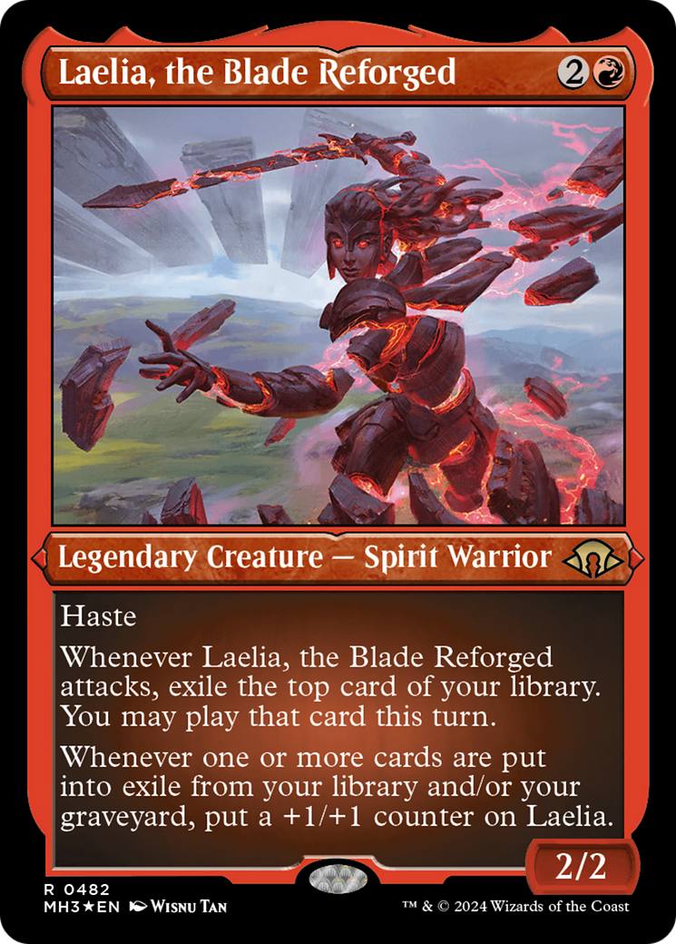 Laelia, the Blade Reforged (Foil Etched) [Modern Horizons 3]