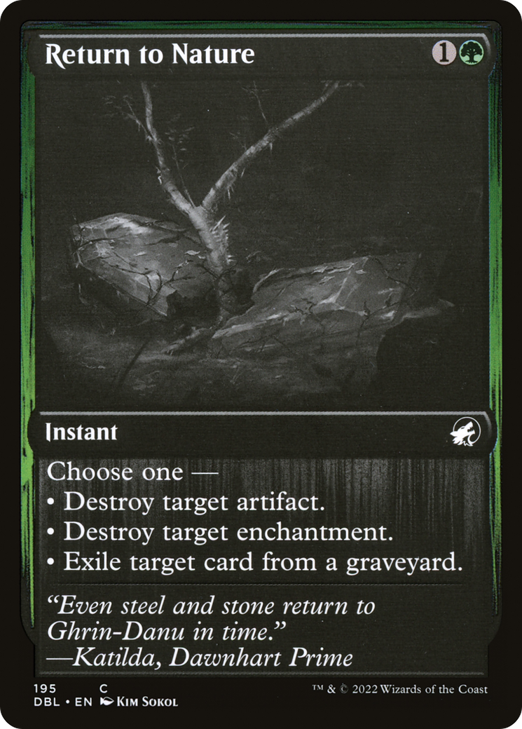 Return to Nature [Innistrad: Double Feature]