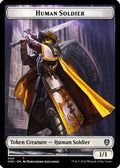 Human Soldier // Elephant Double-Sided Token [Phyrexia: All Will Be One Commander Tokens]