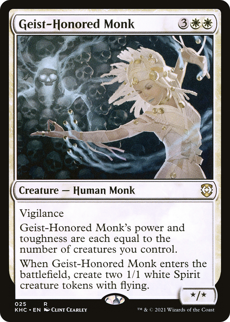 Geist-Honored Monk [Kaldheim Commander]