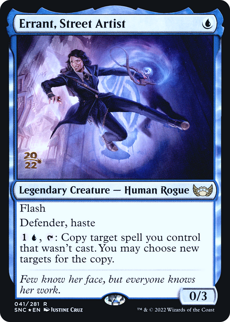 Errant, Street Artist [Streets of New Capenna Prerelease Promos]