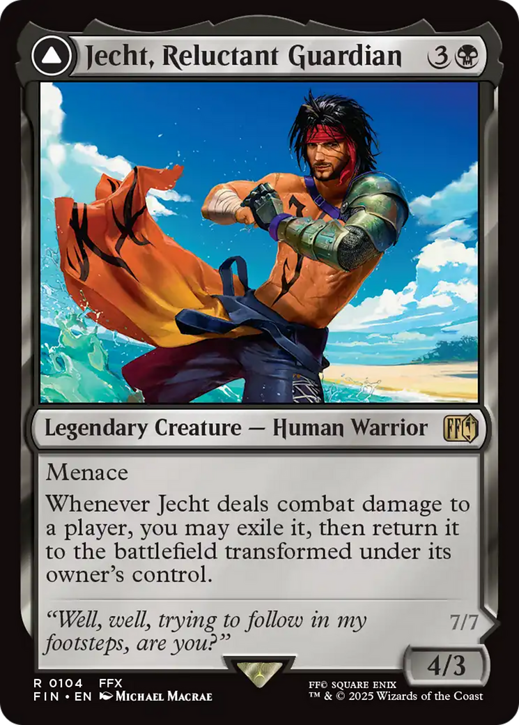 Jecht, Reluctant Guardian // Braska's Final Aeon [FINAL FANTASY]