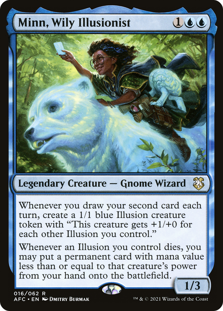 Minn, Wily Illusionist [Dungeons & Dragons: Adventures in the Forgotten Realms Commander]
