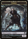 Zombie // Zombie Double-Sided Token [Eldritch Moon Prerelease Promos]