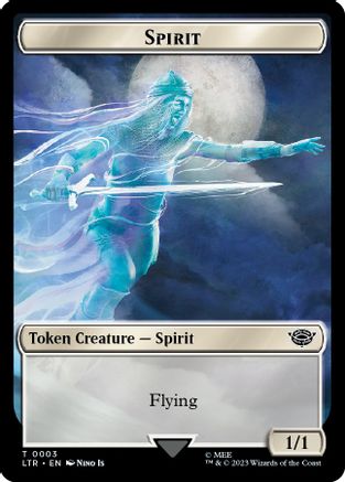 Food (10) // Spirit Double-Sided Token [The Lord of the Rings: Tales of Middle-Earth Tokens]