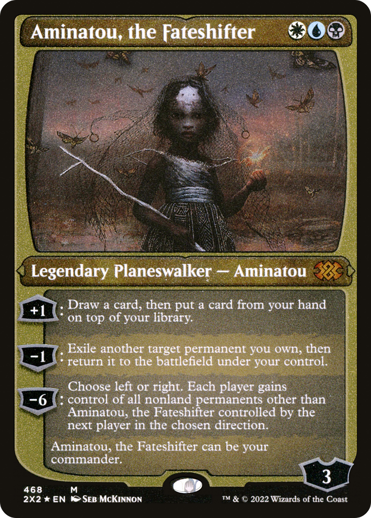 Aminatou, the Fateshifter (Foil Etched) [Double Masters 2022]