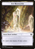 Dwarf Berserker // Icy Manalith Double-Sided Token [Kaldheim Tokens]