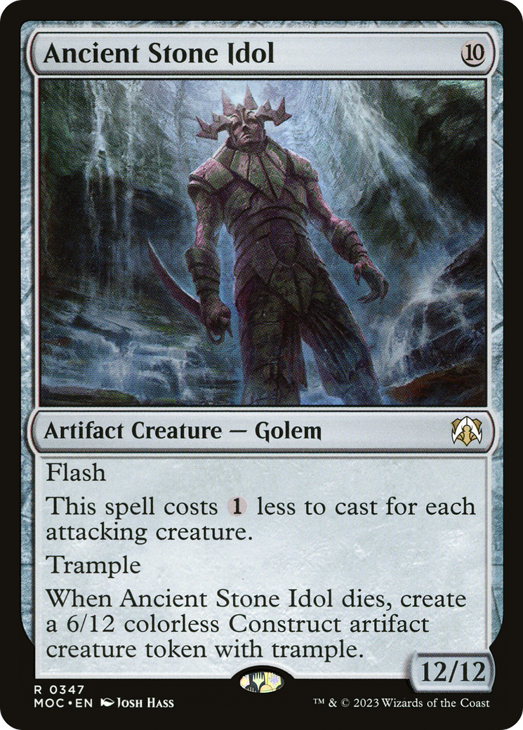 Ancient Stone Idol [March of the Machine Commander]