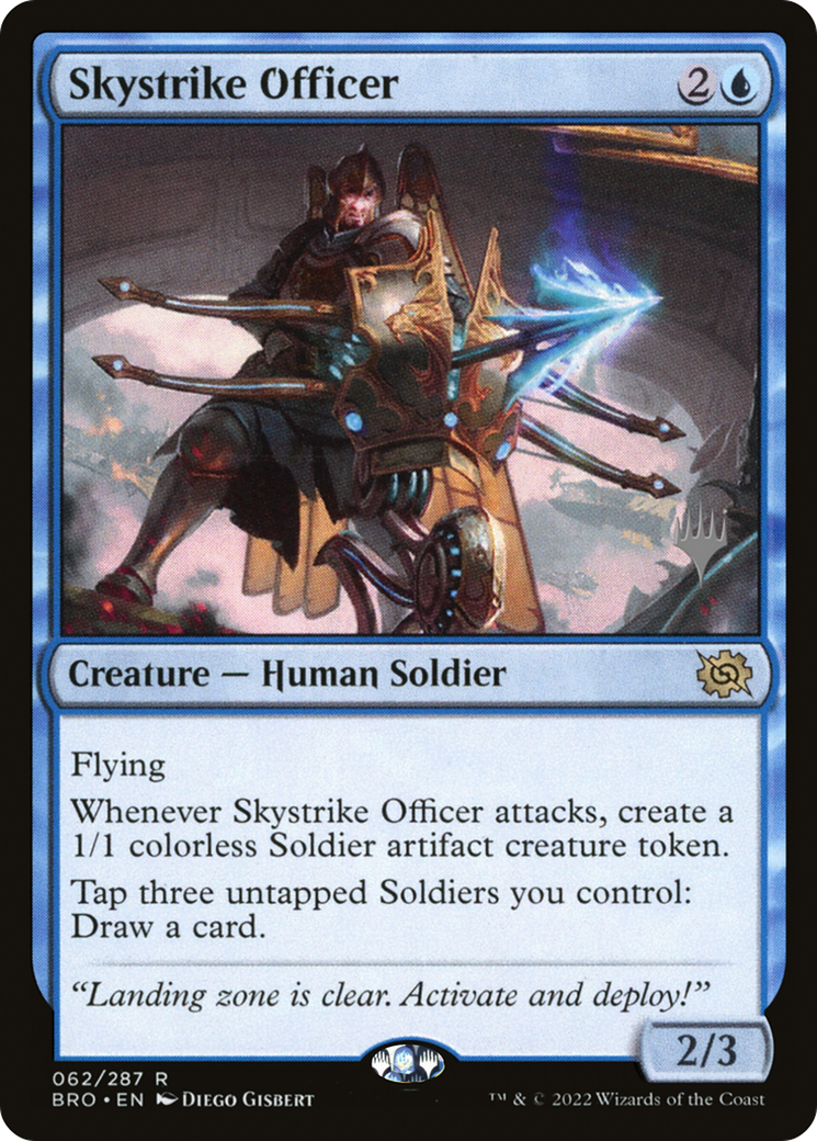 Skystrike Officer (Promo Pack) [The Brothers' War Promos]