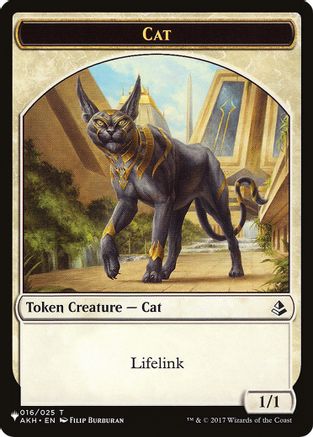 Cat (016) // Dog Double-Sided Token [Secret Lair Commander Deck: Raining Cats and Dogs Tokens]