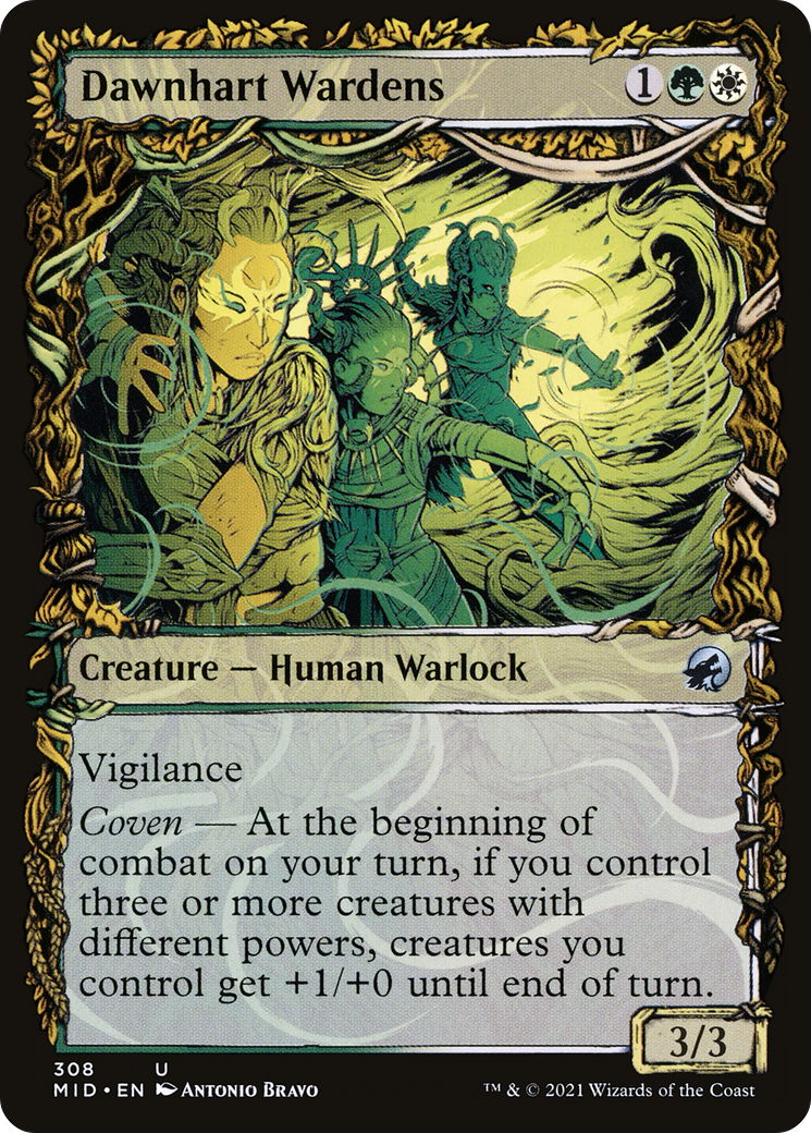 Dawnhart Wardens (Showcase Equinox) [Innistrad: Midnight Hunt]