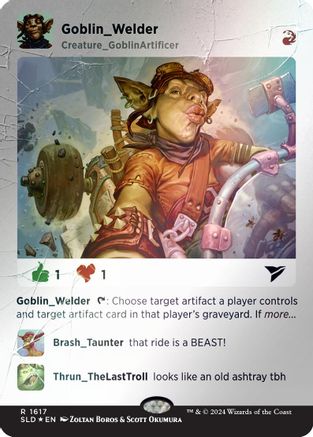 Goblin Welder (Rainbow Foil) [Secret Lair Drop Series]