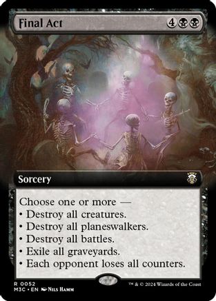 Final Act (Extended Art) (Ripple Foil) [Modern Horizons 3 Commander]