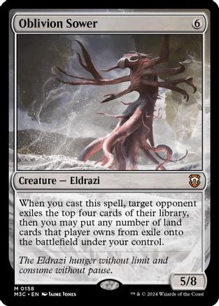 Oblivion Sower (Ripple Foil) [Modern Horizons 3 Commander]