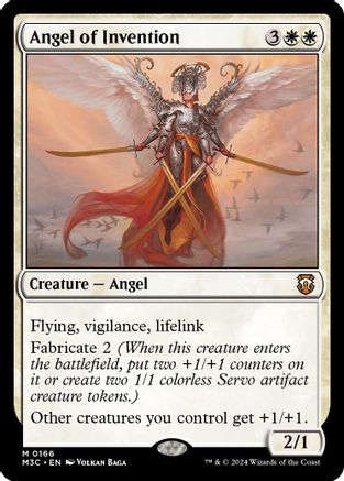 Angel of Invention (Ripple Foil) [Modern Horizons 3 Commander]