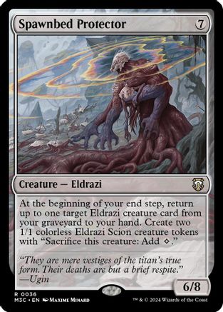Spawnbed Protector (Ripple Foil) [Modern Horizons 3 Commander]