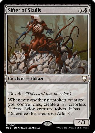 Sifter of Skulls (Ripple Foil) [Modern Horizons 3 Commander]